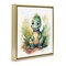 Stupell Industries Crafty Smiling Dinosaur Floating Frame, design by Steve Hunziker